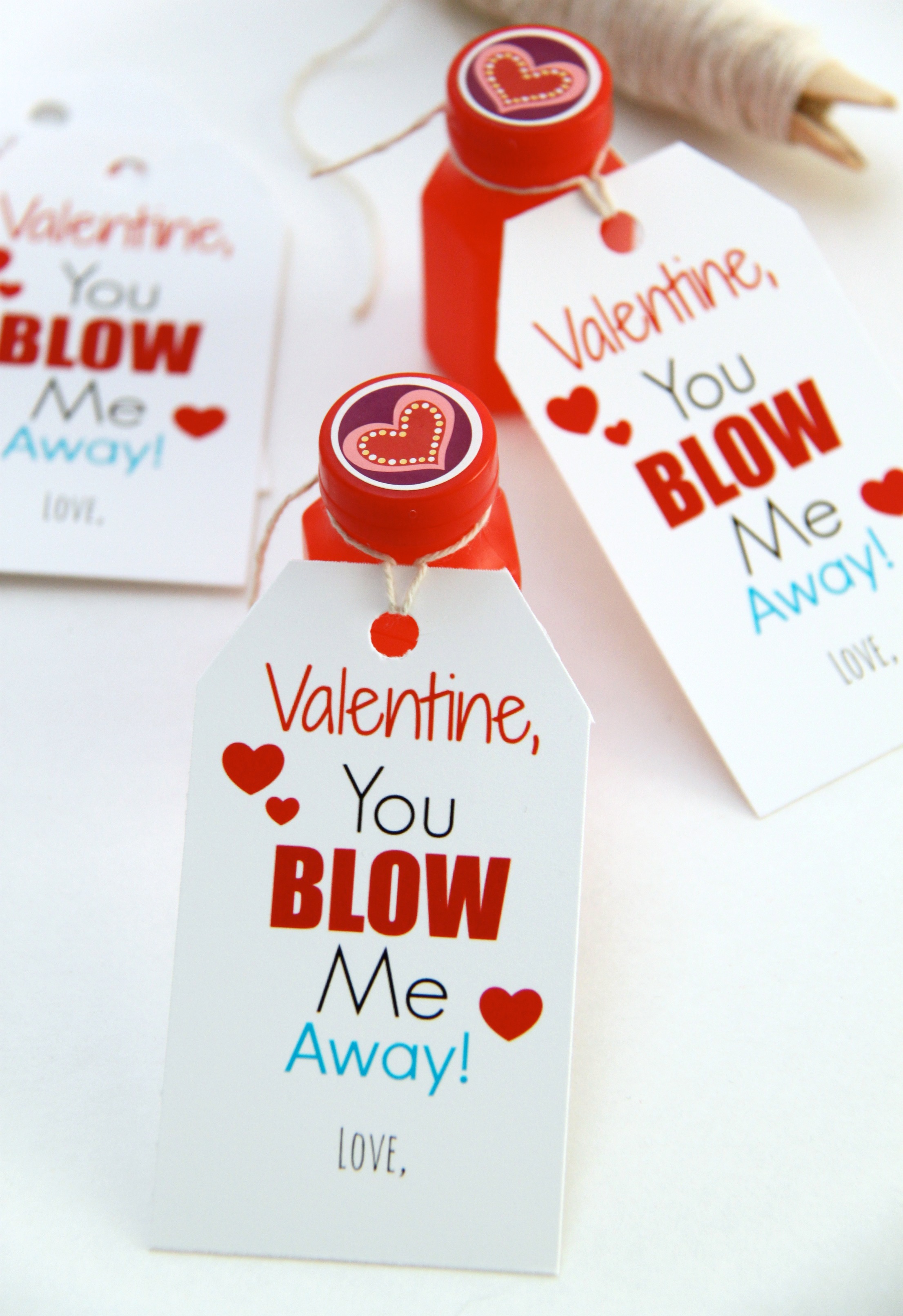 You Blow Me Away Valentine Free Printable