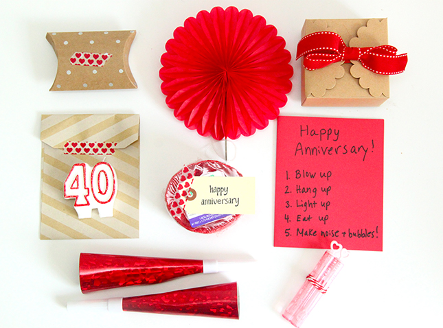 home tutorials gift ideas happy 40th anniversary gift idea