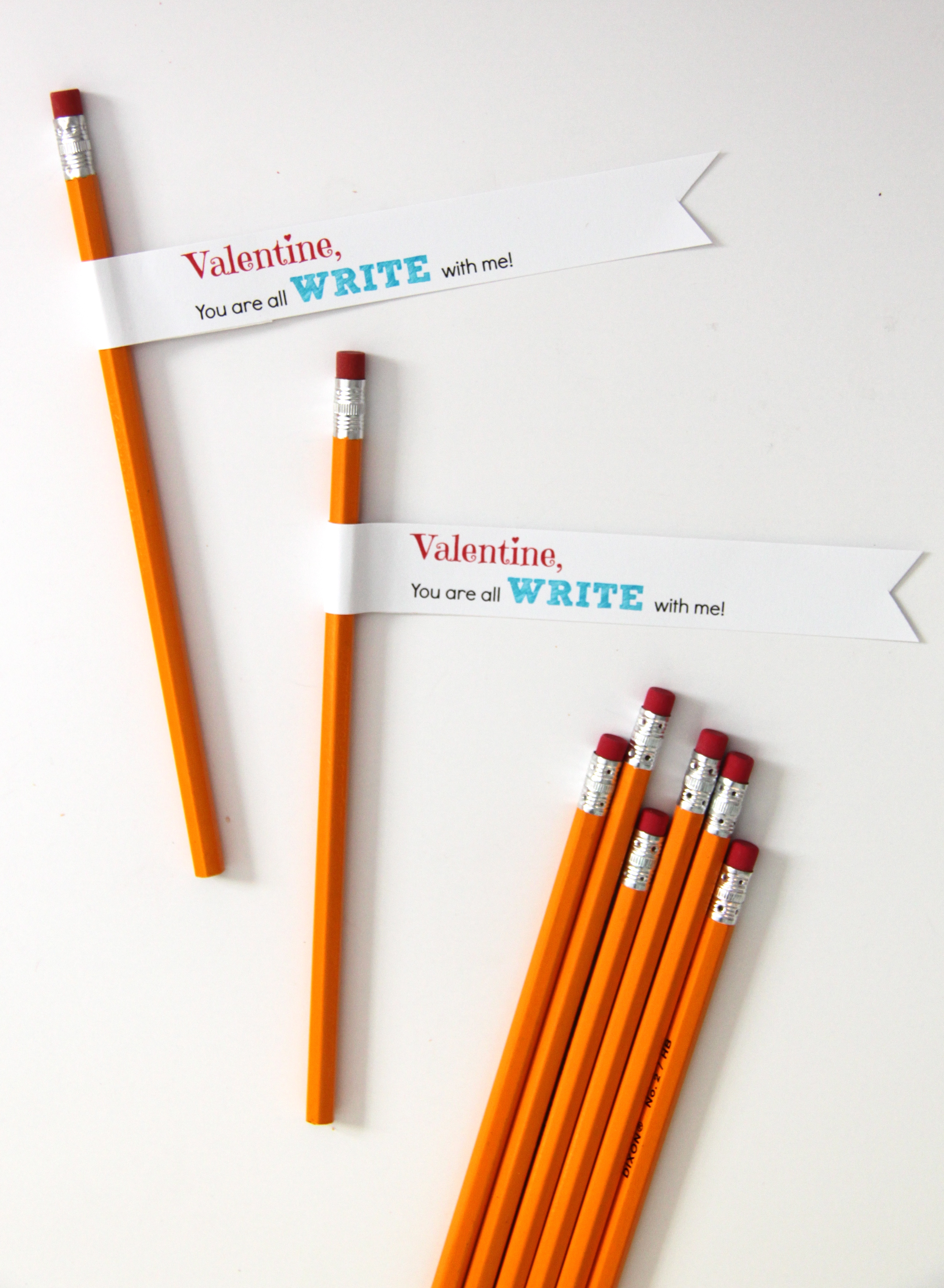 FREE Printable: Valentine, you are all WRITE with me - Smashed Peas & Carrots