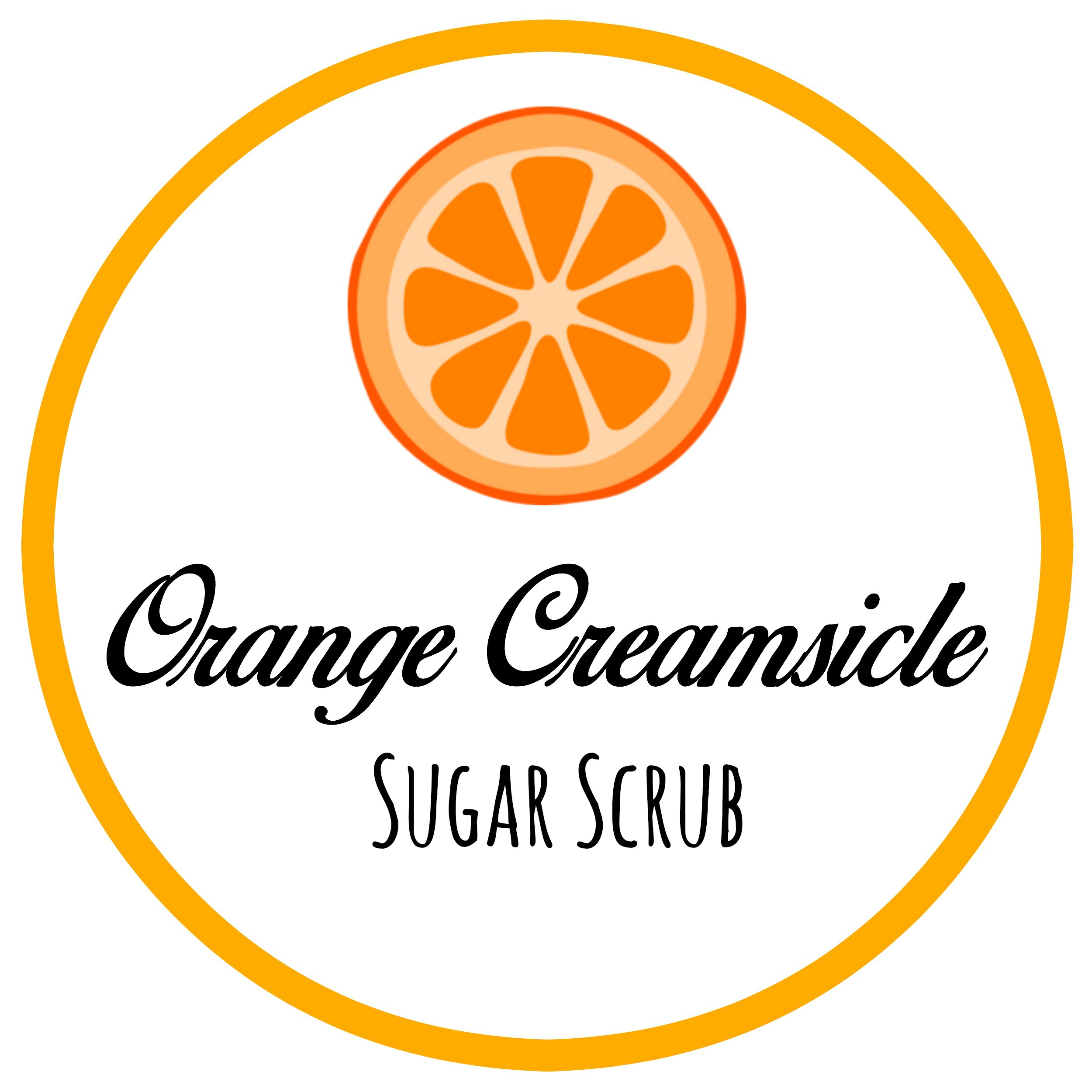 DIY Orange Creamsicle Sugar Scrub With FREE Printable Label Smashed
