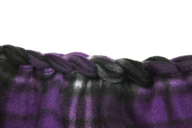 Braided Edge Fleece Blanket Double Layer 2024