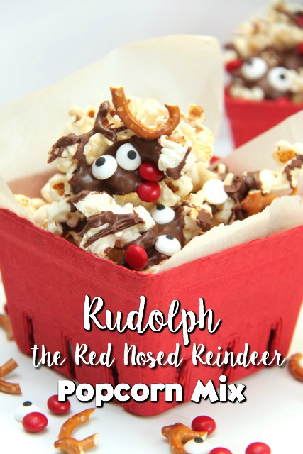 Rudolph the Red Nosed Reindeer Popcorn Mix - Smashed Peas & Carrots