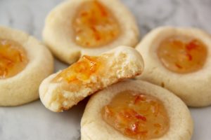 Orange Marmalade Thumbprint Cookies Smashed Peas Carrots