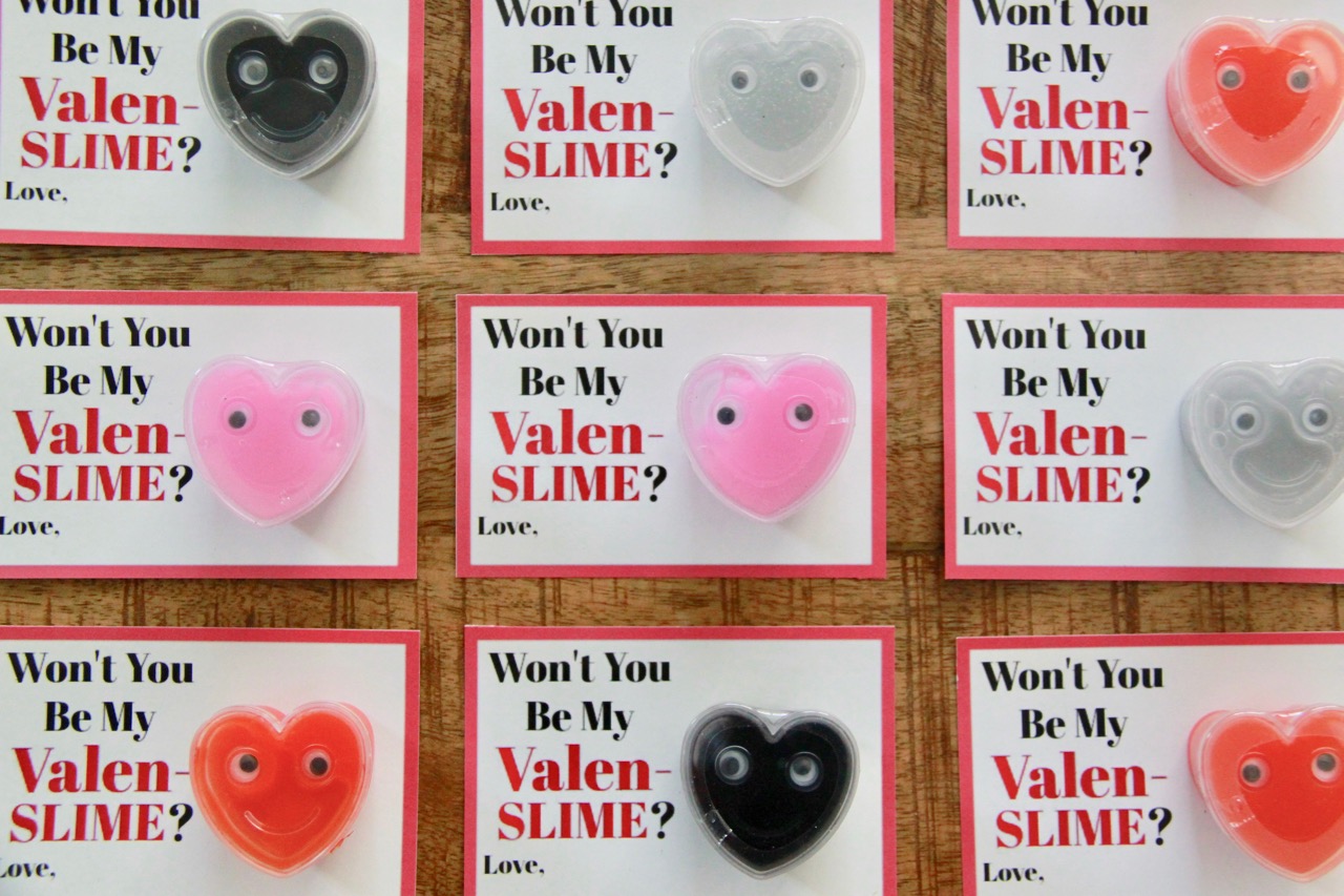 Slime Valentine Card Free Printable Smashed Peas Carrots