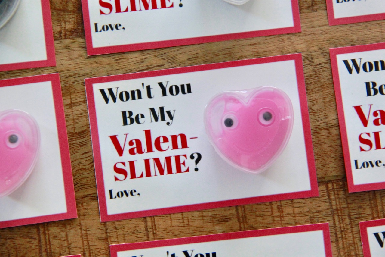 Slime Valentine Card Free Printable Smashed Peas & Carrots