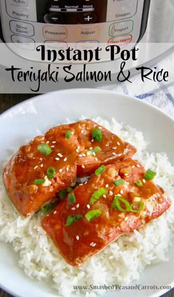 Instant Pot Teriyaki Salmon And Rice
