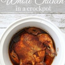 Crockpot Roast Chicken Dinner