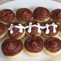 Homemade Vanilla Cupcakes with Chocolate Frosting…YUM!