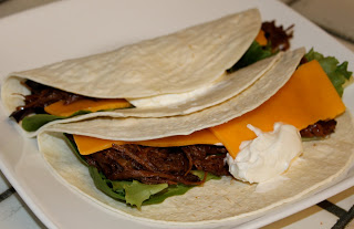 Quick and Easy Crockpot Shredded Beef Tacos