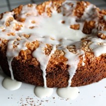 Glazed Cinnamon Coffee Cake…in the Crockpot!