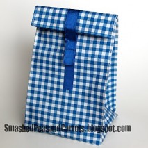 Oil Cloth Lunch Bag with Closure