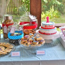 Eloise’s First Birthday: The Vintage Milk and Cookies Party