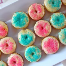 Mini Donuts with Vanilla Glaze {Recipe}