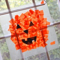 Tissue Paper Pumpkins {Tutorial}