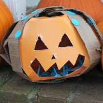 Cardboard Pumpkin Craft and a Makedo Giveaway!