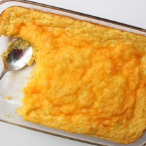 Cheesy Cornbread Pudding {Recipe}
