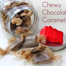 Chewy Chocolate Caramels-RECIPE