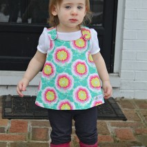 Crossover Pinafore into Sweet Little Top