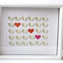 3-D Heart Shadow Box Wedding Gift-TUTORIAL