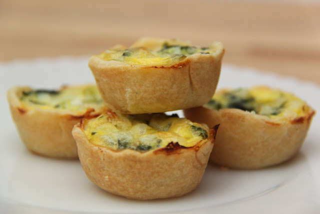 Spinach and Cheese Quiche - Smashed Peas & Carrots