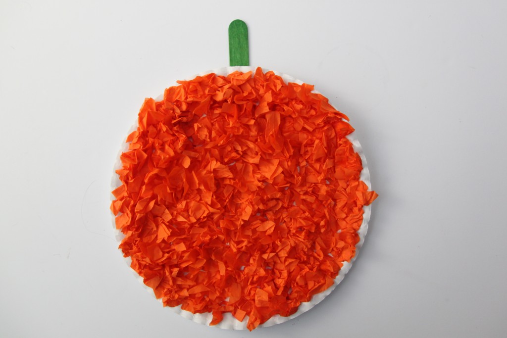 Elmer's Early Learners Academy Kids Project: Tissue Paper Pumpkins ...
