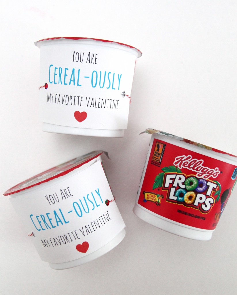 You are Cereal-ously My Favorite Valentine FREE Printable!