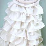 Ruffled Embroidery Hoop Laundry Bag