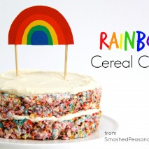 Rainbow Cereal Cake