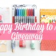 Happy Birthday to Me giveaway!!