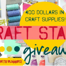 Craft Supplies Galore Giveaway!!!