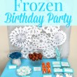 Adorable Frozen themed birthday party with lots of cute ideas