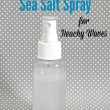 DIY Sea Salt Spray for Beachy Waves // SmashedPeasandCarrots.com