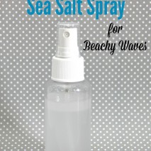 DIY Sea Salt Spray for Beachy Waves