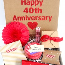 Happy 40th Anniversary Gift Idea