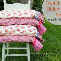 French Seam Pillowcase Set in Under 30 Minutes-Tutorial
