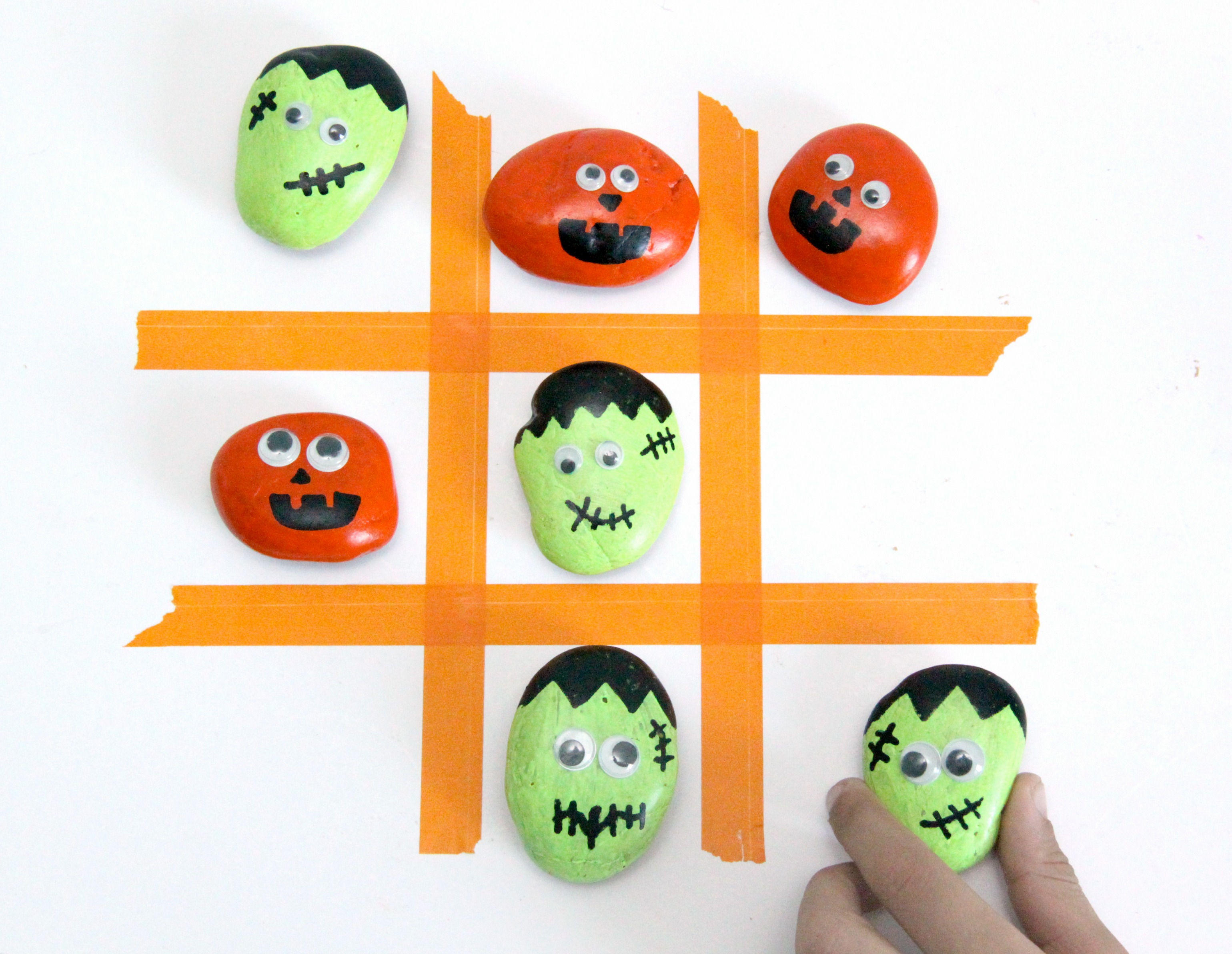 DIY Rock Tic-Tac-Toe Game Ideas • Color Made Happy