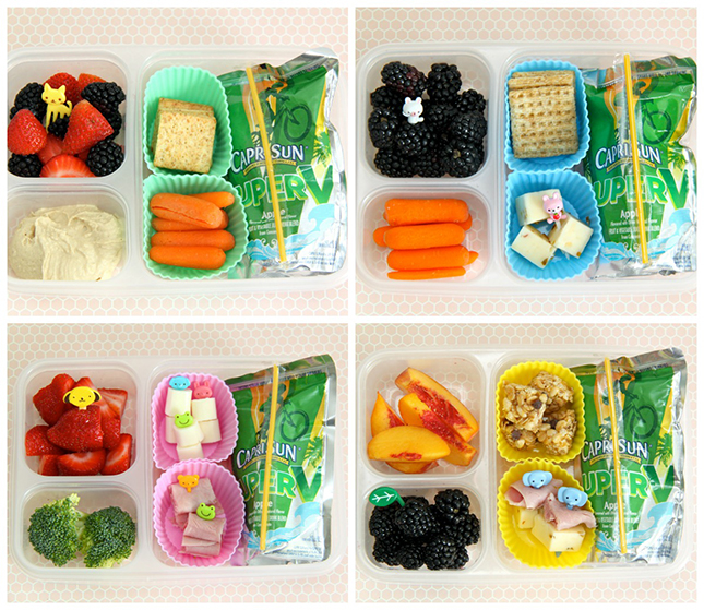 Healthy Back to School Bento Lunch Ideas: Round 2 - Smashed Peas & Carrots