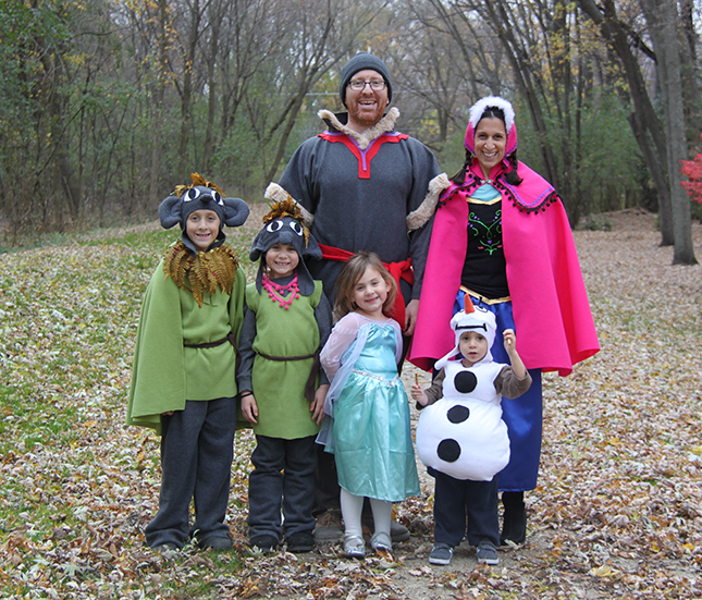 Frozen family costumes best sale