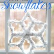 How to make Tissue Paper Snowflakes. A great fine motor craft for kids!