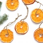 How to make dried oranges. Great for gift wrapping.