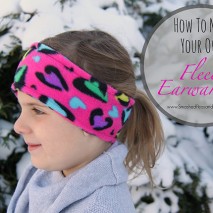 How to Make Your Own Fleece Ear Warmers