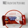 I Chews You FREE Valentine Printable