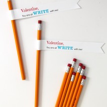 FREE Printable: Valentine, you are all WRITE with me