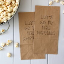 DIY Printable Popcorn Bags