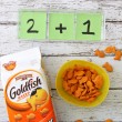 Educational activity: math practice with Pepperidge Farm® Goldfish® crackers