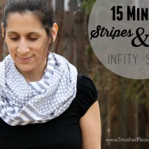 Riley Blake Knit Love Blog Tour: The Stripes and Dots Infinity Scarf Tutorial
