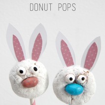 Easter Bunny Donut Pops