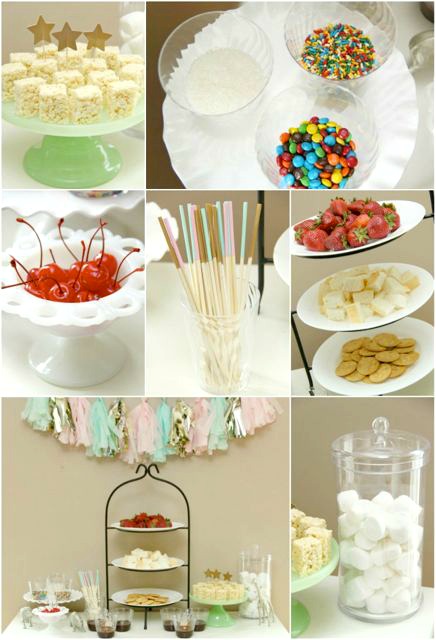 Super cute Chocolate  Fondue Party // Smashed Peas and Carrots