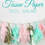 How to Make: Tissue Paper Tassel Garland // Smashed Peas and Carrots