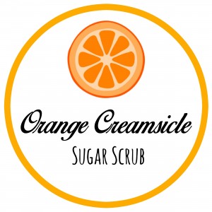 DIY Orange Creamsicle Sugar Scrub with FREE printable label // Smashed Peas and Carrots